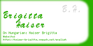 brigitta haiser business card
